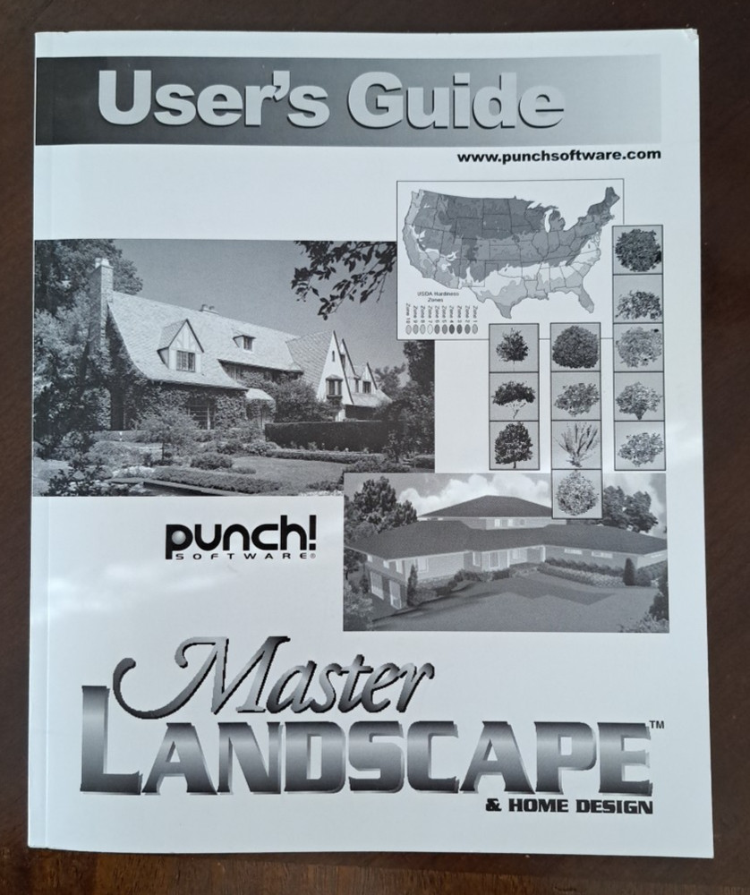 Master Landscape & Home Design by Punch! Software (2002) – w/ Manual – Tested