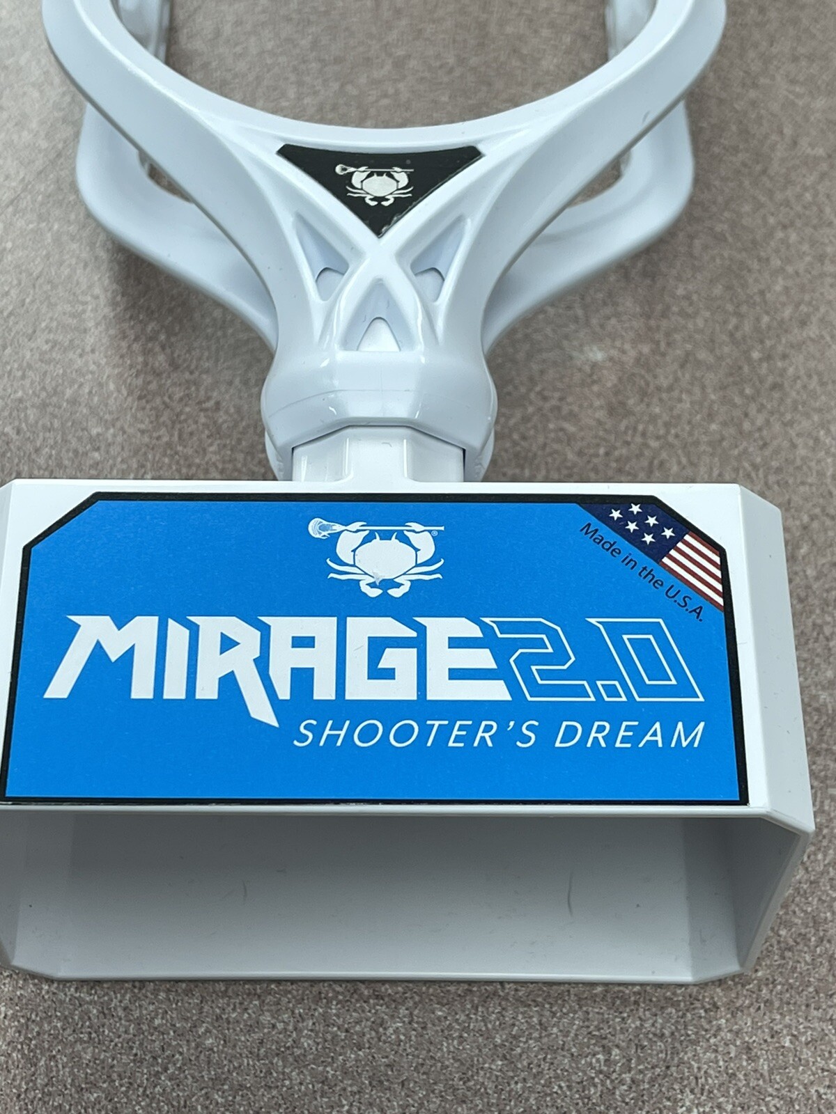 Mirage 2.0 Shooter’s Dream ECD Lacrosse White￼ 300701 White Unstrung **NEW**