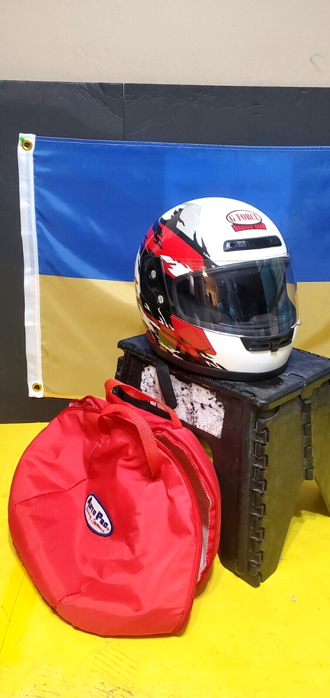 💯G-FORCE RACING GEAR HELMET CUSTOM SIZE S