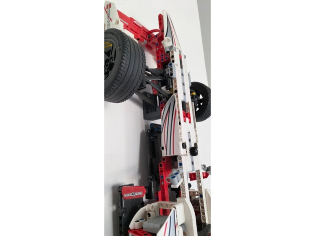 Wall Mount Compatible With Lego Mclaren F1 # 42141 & Grand Prix # 42000