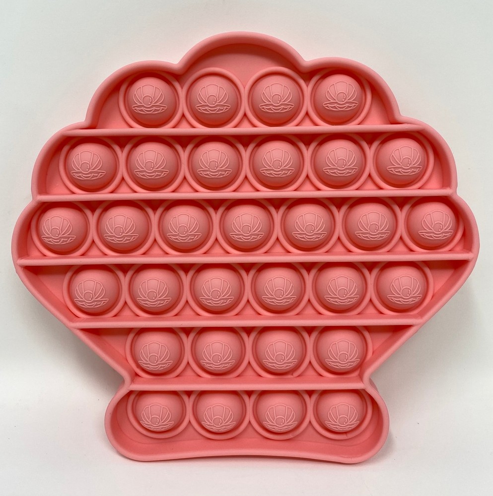 Fidget Silicone Sensory Toy Pink Shell