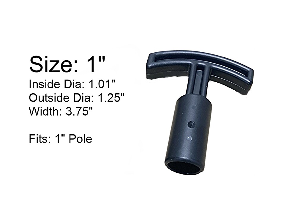 T-Handle - 3/4" or 1" Pole