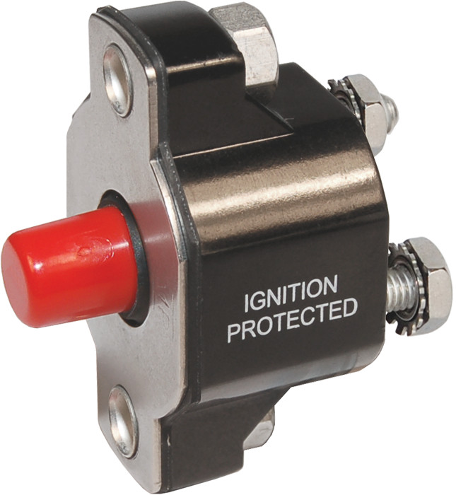 Blue Sea 2138-BSS 2138 Medium Duty Push Button Reset-Only 15A