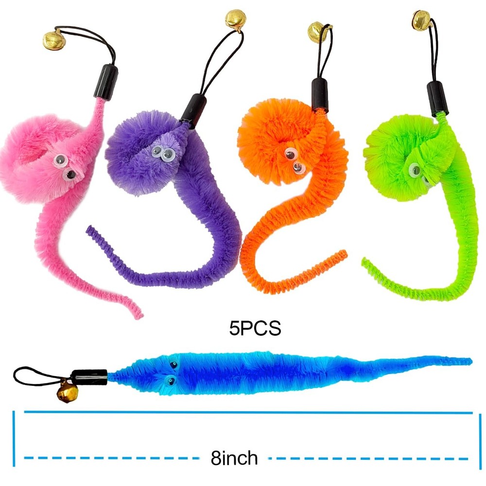 ZPH Cat Toys Interactive for Indoor Cats,2PCS Retractable Wand,9PCS Basic