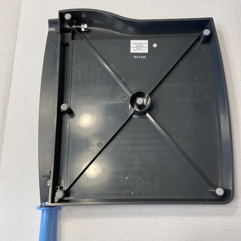 Swingline Grey Paper Cutter With Blue Handle