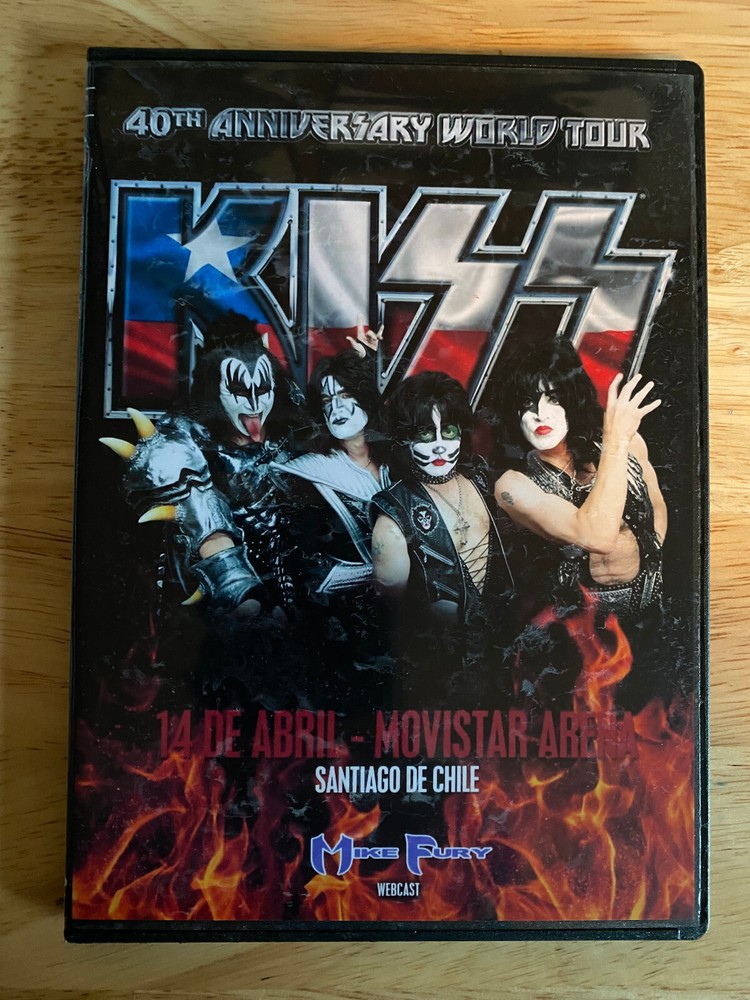KISS - Live in Santiago 2015 40th Ann DVD Gene Simmons Paul Stanley Tommy Thayer
