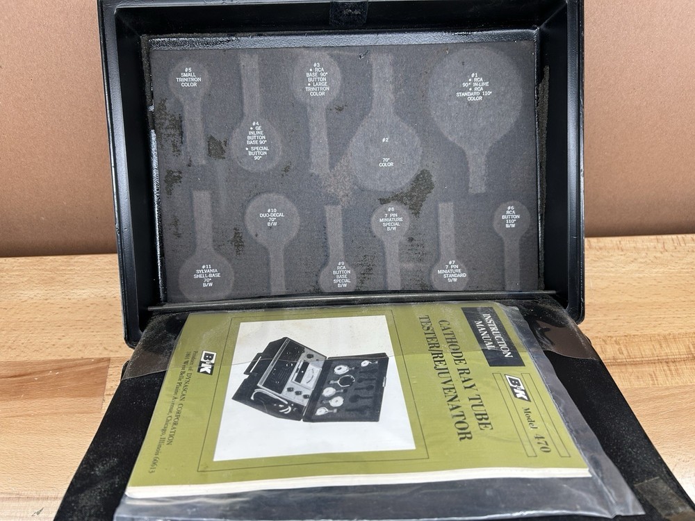 B&K Model 470 CRT TESTER/REJUVENATOR (Untested)