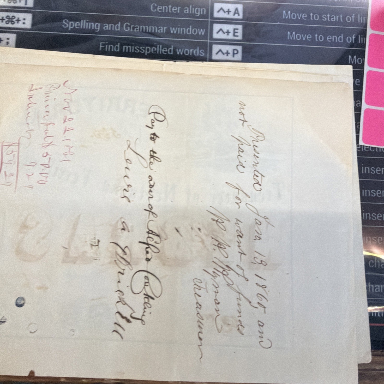 1860 Omaha City - Nebraska Territorial Warrant - $50 Canceled