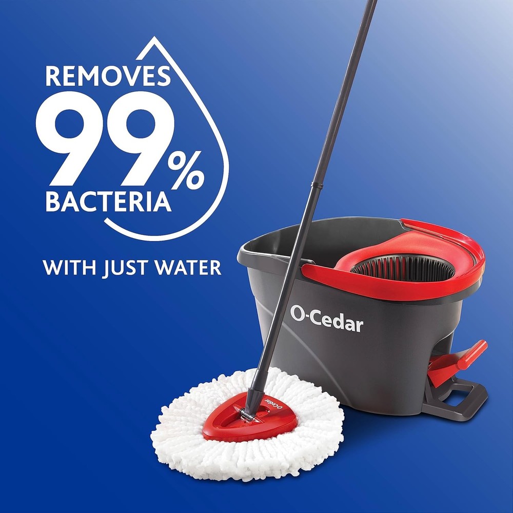EasyWring Microfiber Spin Mop and Bucket Cleaning System