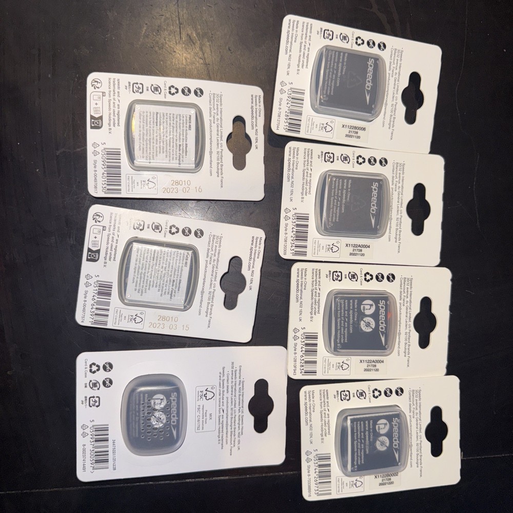 Speedo Earplug & Nose clips Various Lot