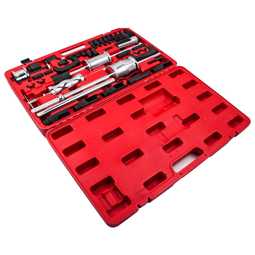 Auto Truck Diesel Injector Extractor Slide Hammer Puller Adapter Tool Kit 40PC