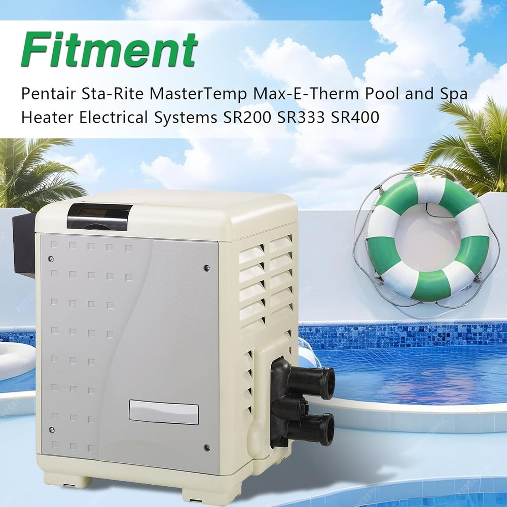 Pool Heater Repair Kit Includes Stack Flue Sensor & High Limit Switch & Heater T