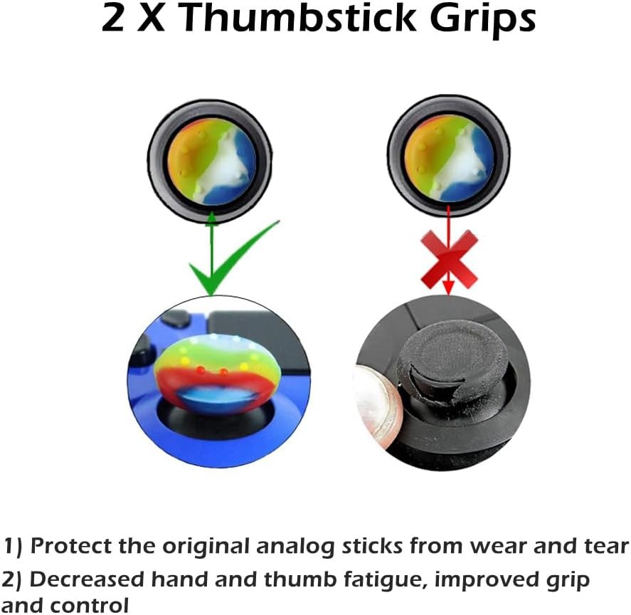 2Pack 10ft Charging Cable Compatible with PS4 Controller and Xbox One Controller