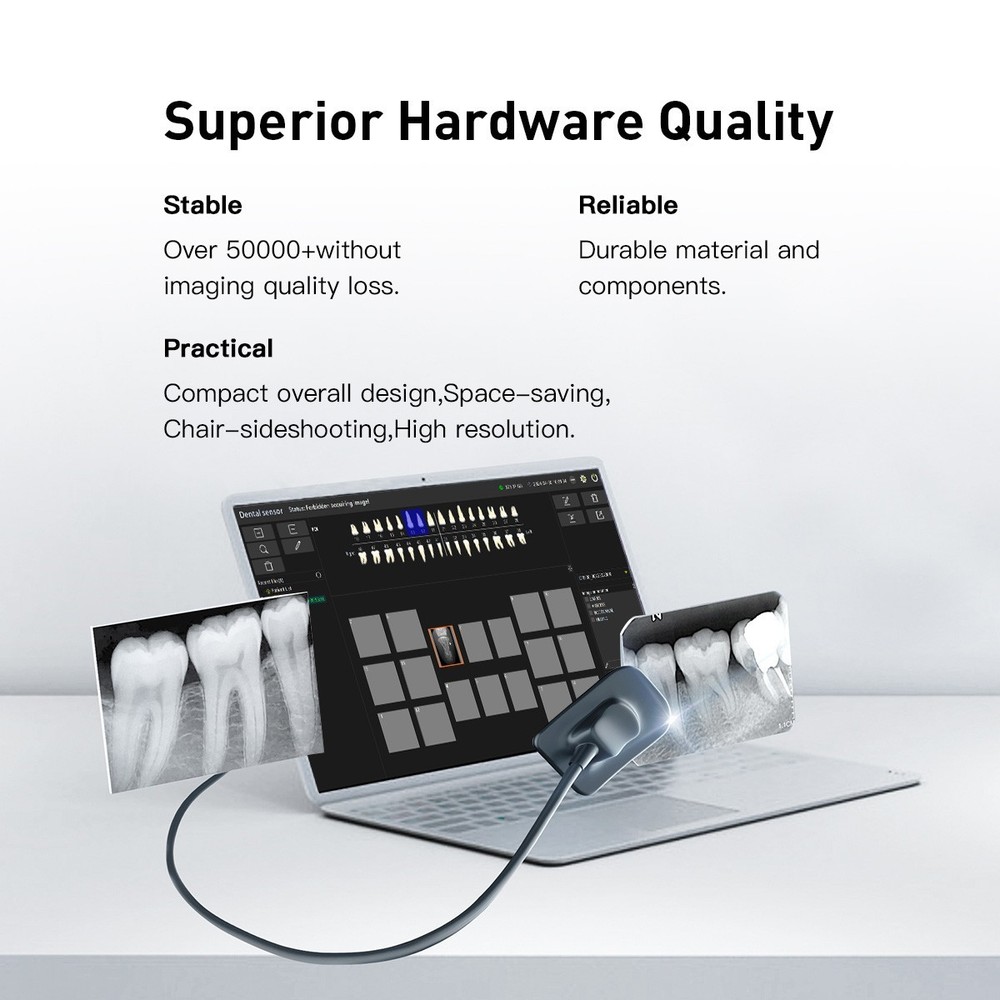 Portable Dental Unit High Frequency Sensor Digital Size 2