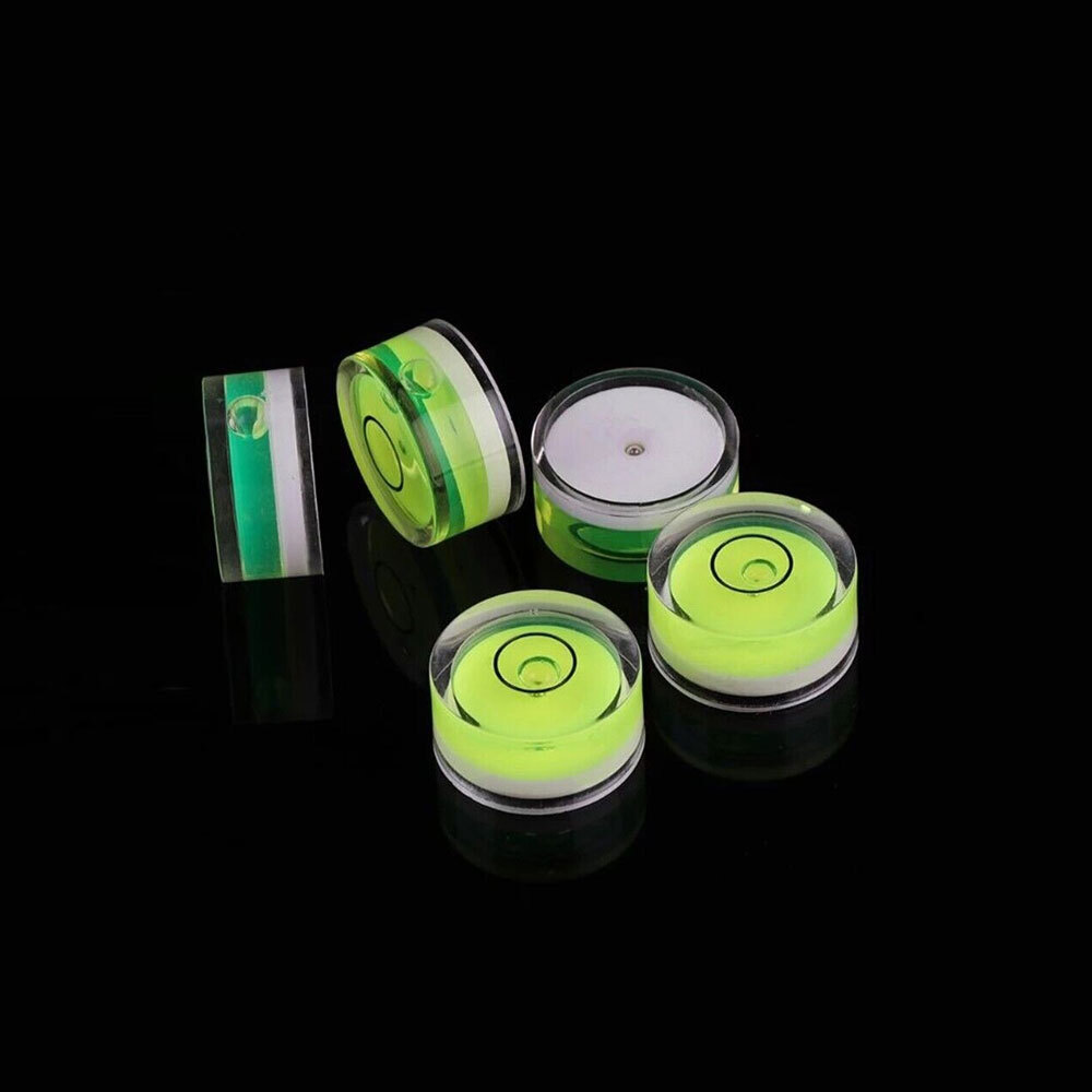5pcs Mini Precision Circular Spirit Level Set Meter Bubble Horizontal Ruler Tool