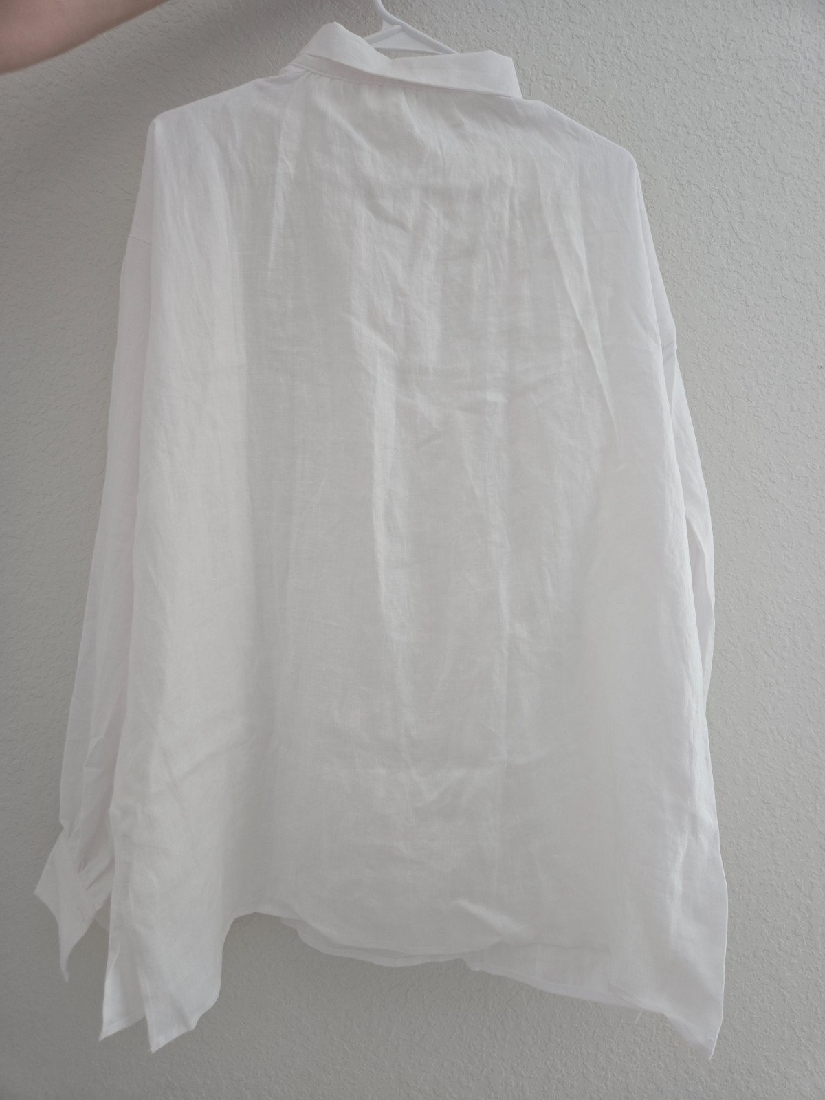 Men's Linen Shirt 18th Century White