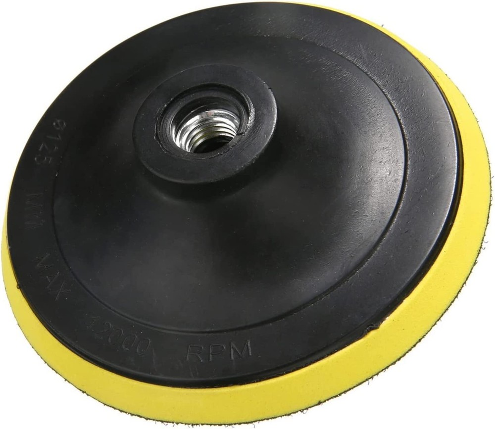 3"-7" Hook & Loop Backer Pad 5/8"-11 for Grinder Polisher + Drill Adapter