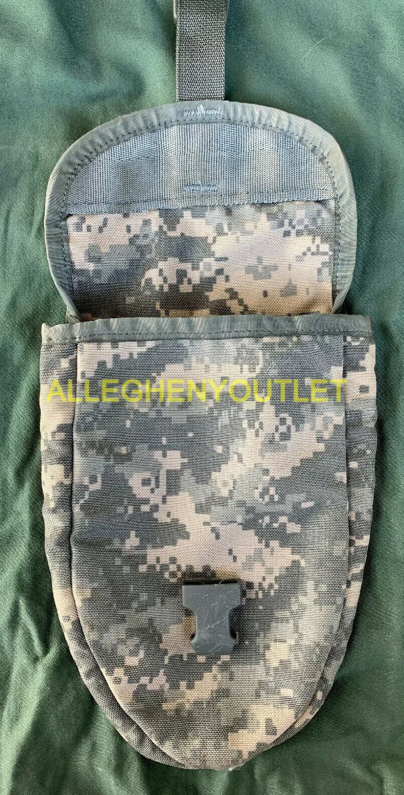 US Military Molle II ACU ENTRENCHING E TOOL CARRIER Shovel Case Cover Pouch VGC