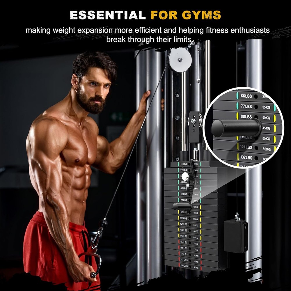 EVERYMATE Universal Weight Stack Pin for Gym Machines