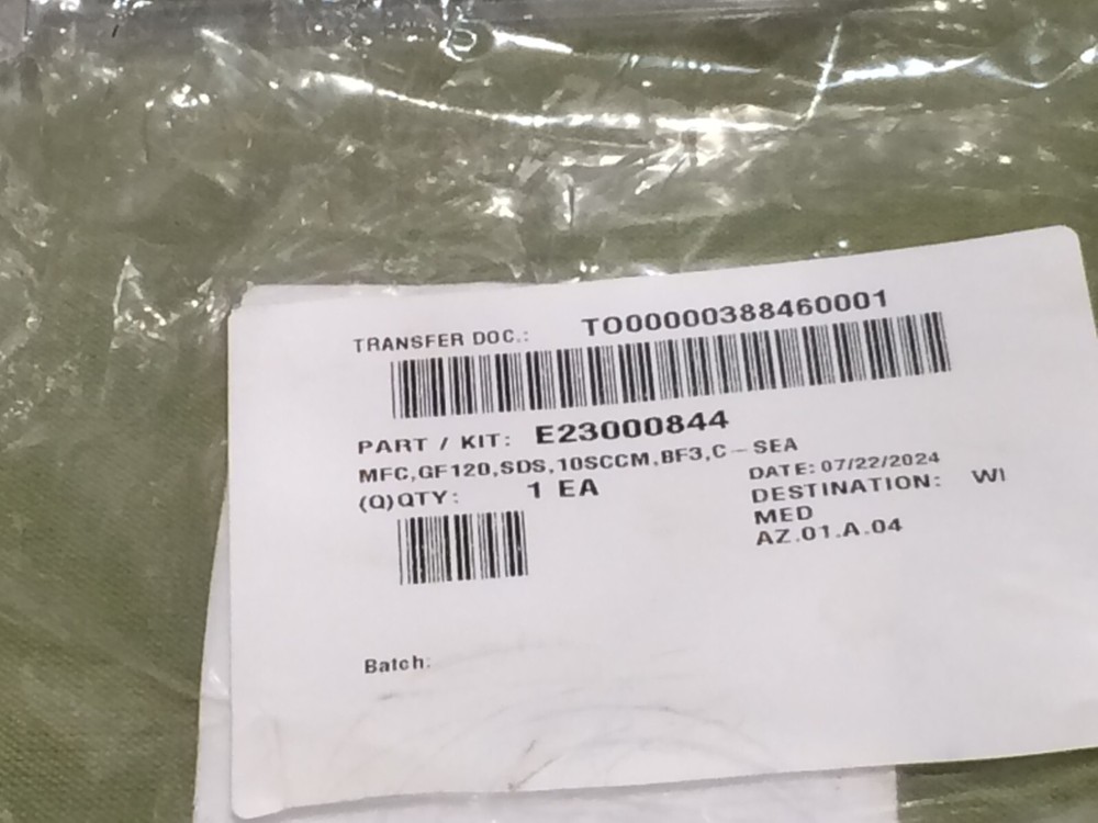 Brooks GF120X-102019 Mass Flow Controller New Surplus