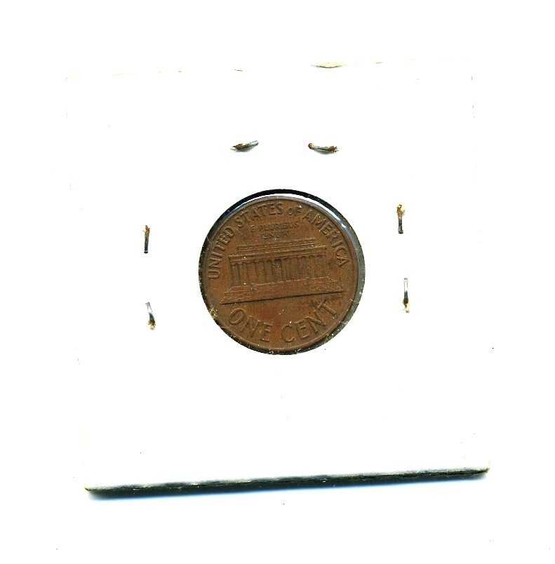 1961-D Lincoln Memorial Penny with Error - Missing "E" In "Liberty"