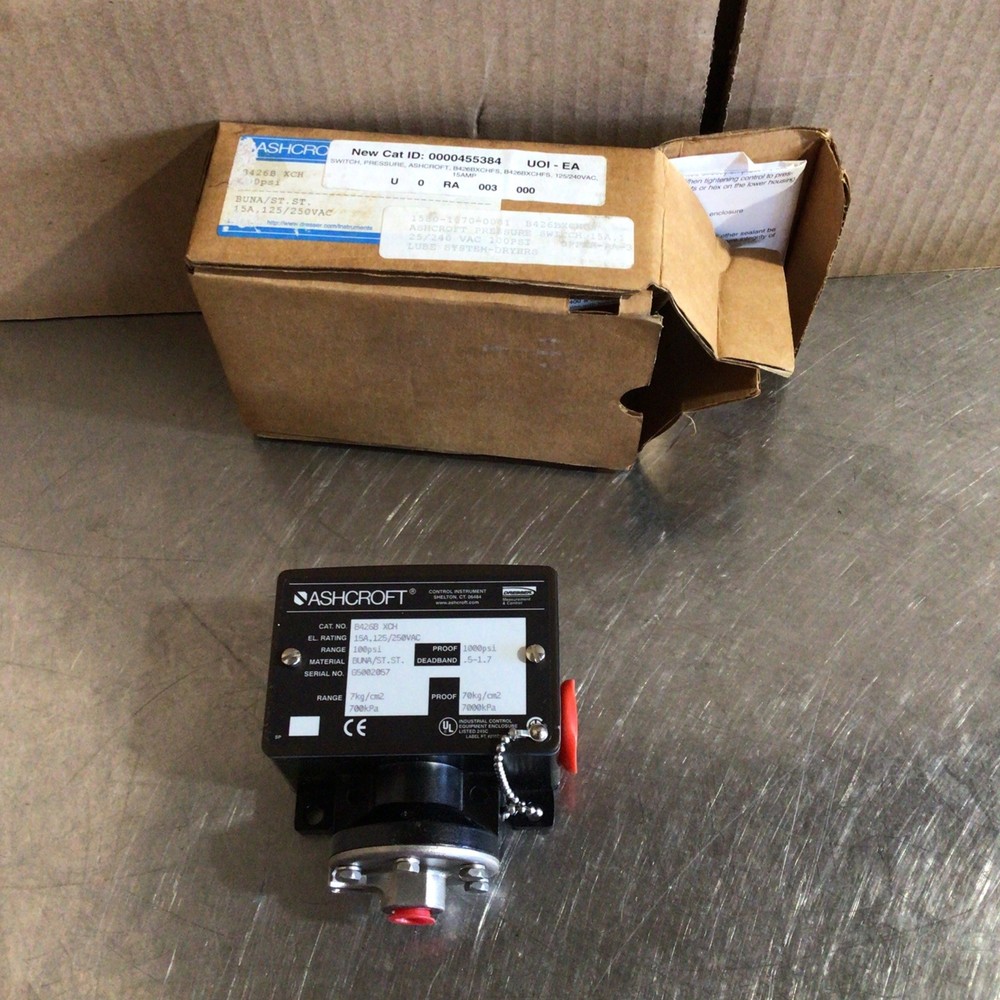 Ashcroft B426B XCH ￼pressure Switch NOS