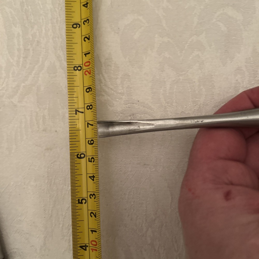 Custom Forged Long Neck Socket Gouge Chisel # 7 / 10mm New Guaranteed Sharp