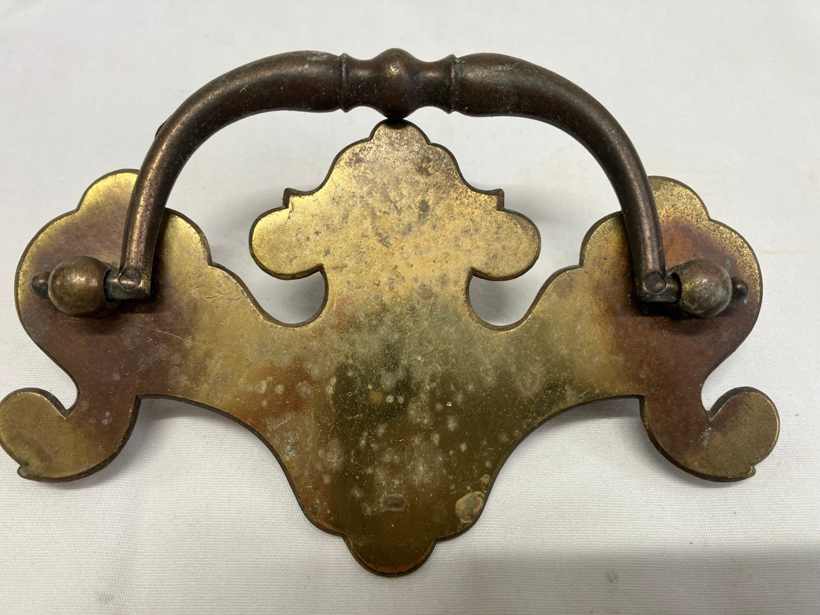 VTG Ethan Allen Heirloom 3.5 in CRP Brass Drawer Handle Pull