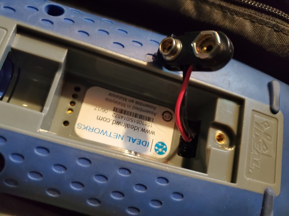 IDEAL NETWORKS VDV II PRO CABLE VERIFIER Tester & Cables Case Attachments