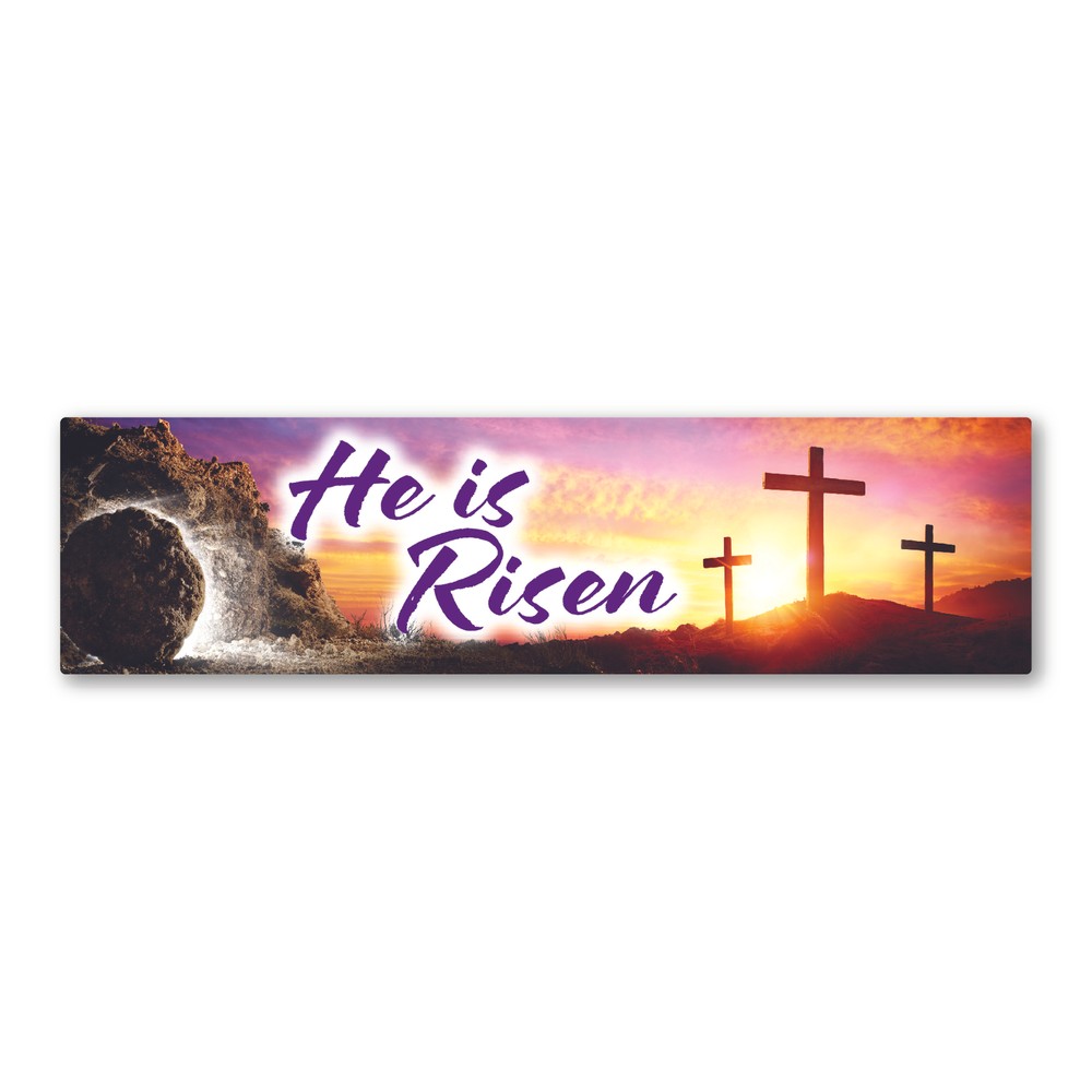He is Risen Bumper Strip Magnet