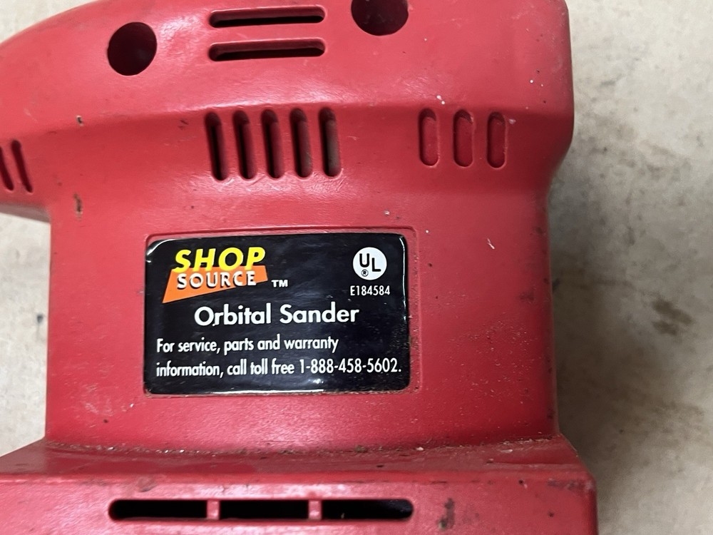 E184584 Shop Source Orbital Sander Corded