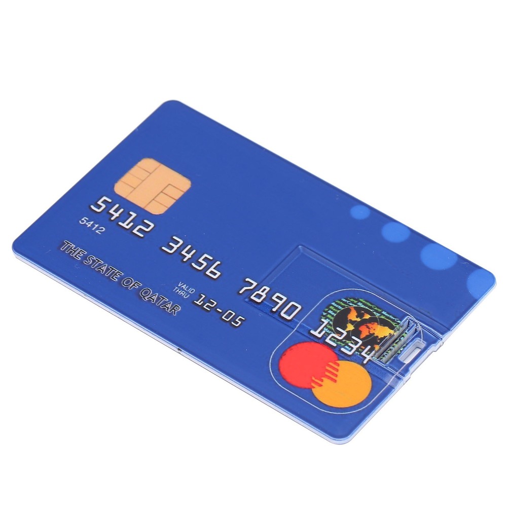 (32GB)Card Shaped U Disk Simple Unique USB Flash Drive For Data Storage File