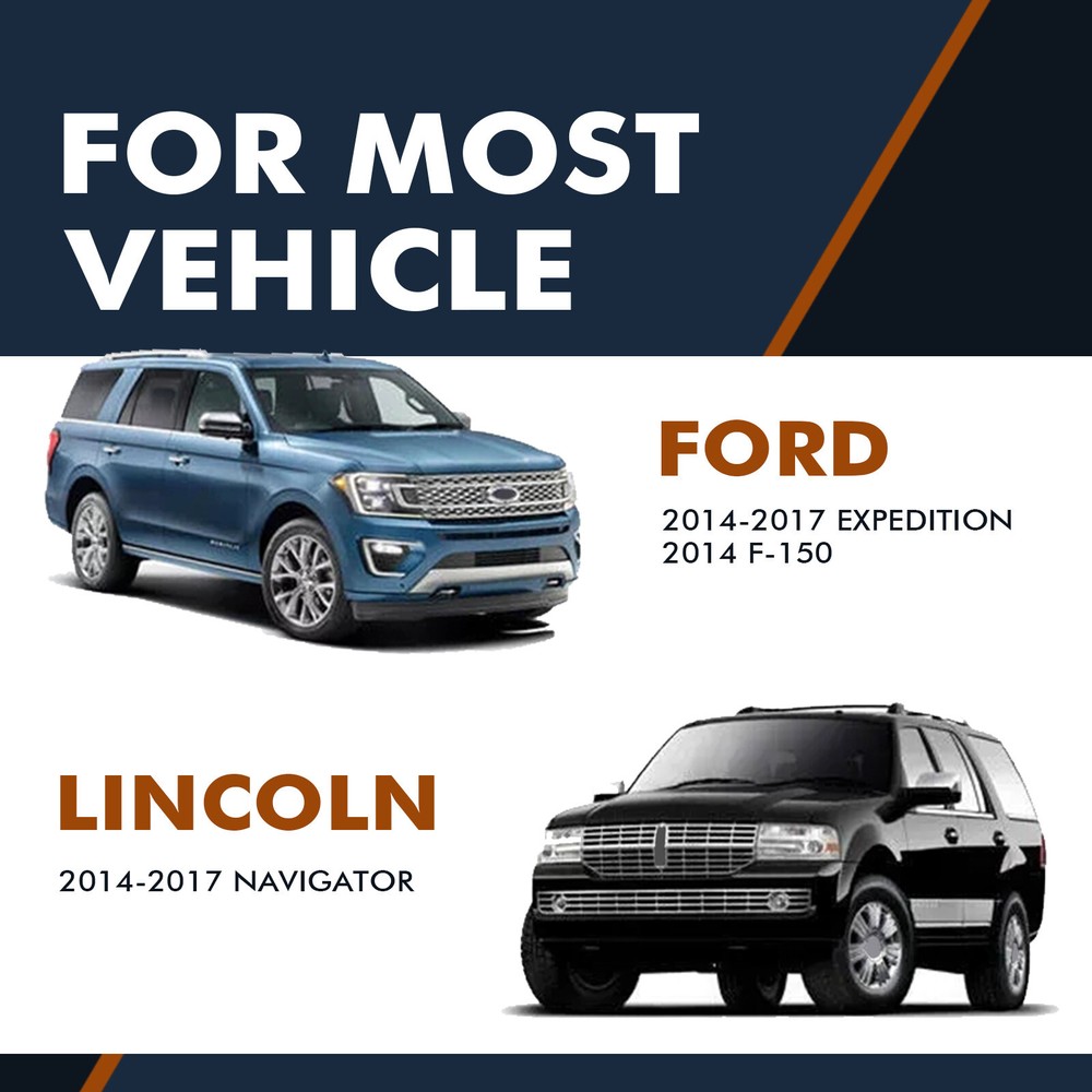 Pair Front Quick Complete Strut and Coil Spring For 2014 - 2017 Ford Expedition