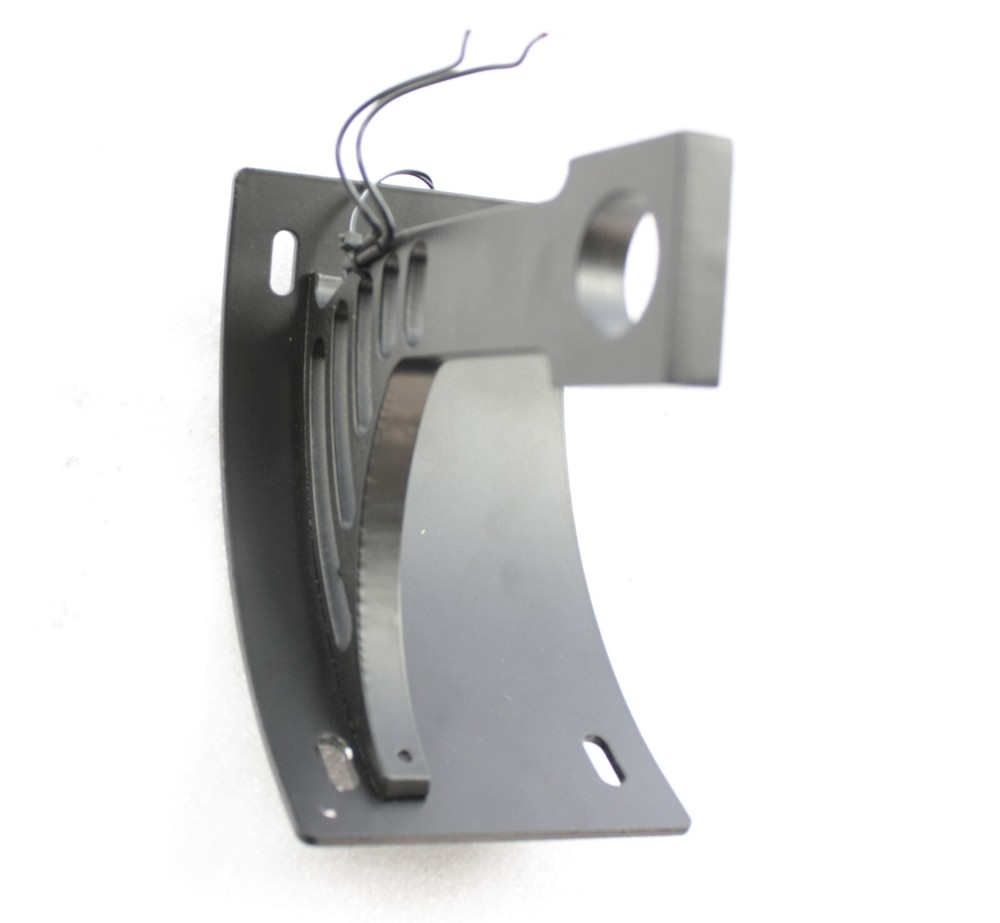 License plate holder (side) "curved" milled from solid incl. lighting...
