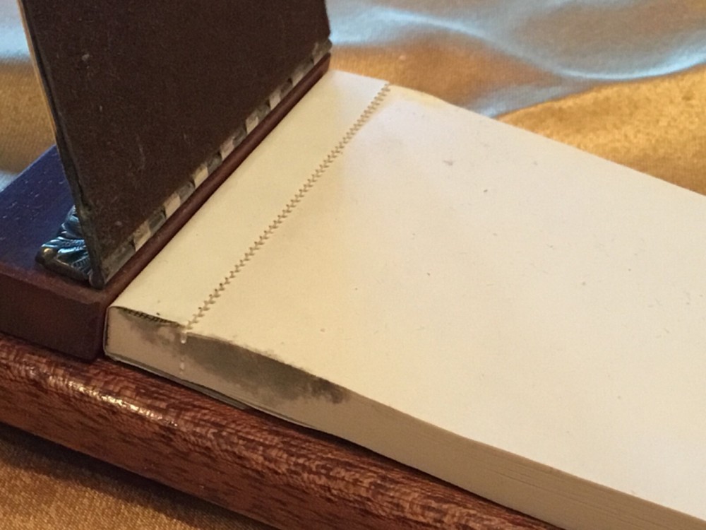 Stefani Bologna Master Silversmith Desk Note Pad~ Signed