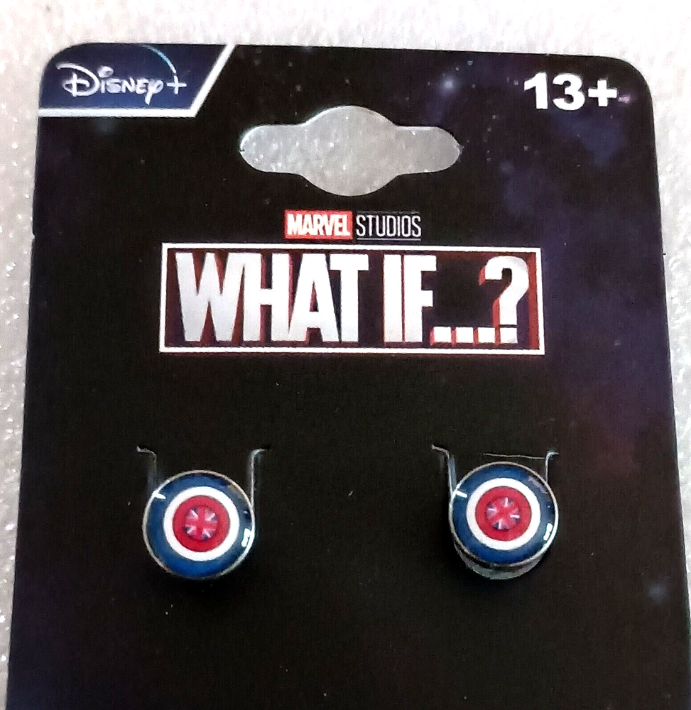 Marvel What If..? Captain Britain? Stud Earrings New NOS MOC