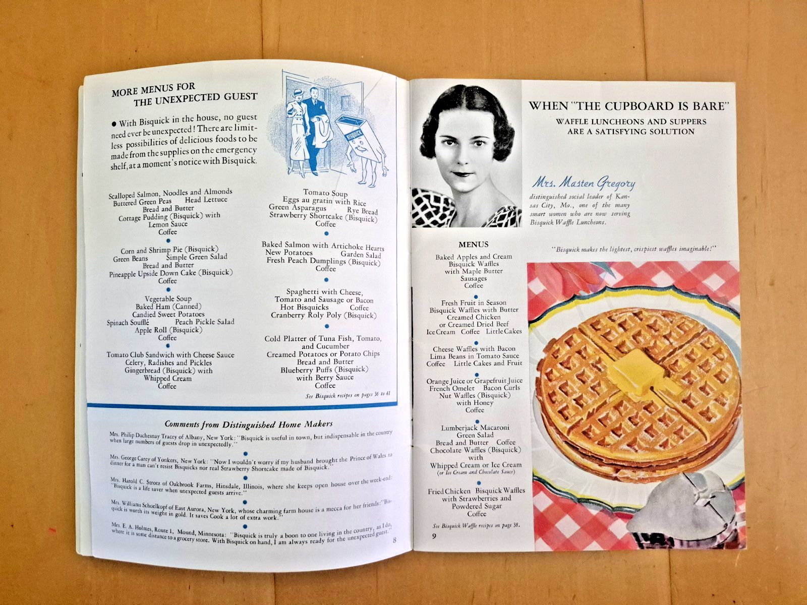 Vintage 1935 Bisquick HOW TO TAKE A TRICK A DAY WITH BISQUICK recipe booklet