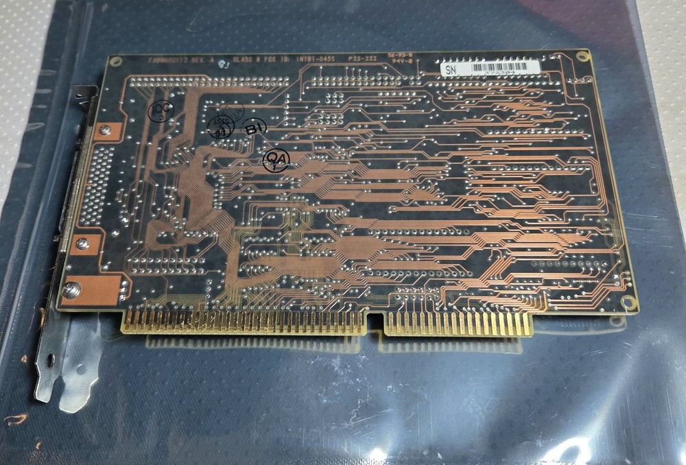 Micro Design HA-16A ISA Computer SCSI Controller Card w/ Cable (vintage)