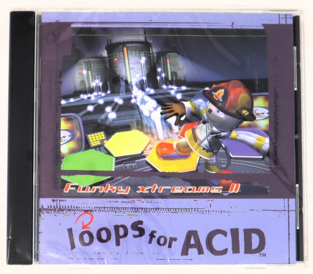 Sonic Foundry Funky Xtreams II Loops For Acid Sample/Sound Library/Sampling CD