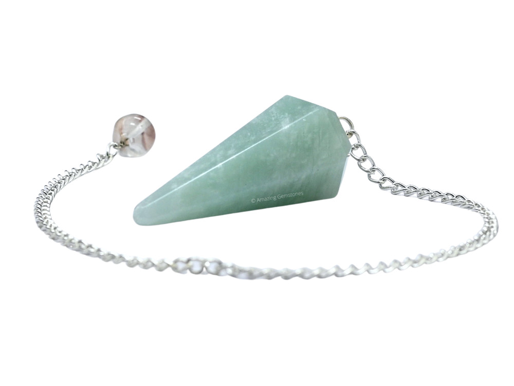 Amazonite Dowsing Crystal Pendulum