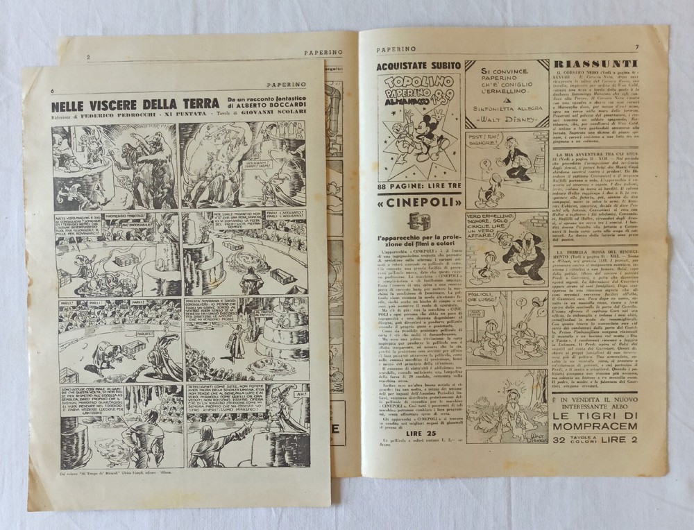 PAPERINO JOURNALE n.54 Ed. Api 1939!!!!!