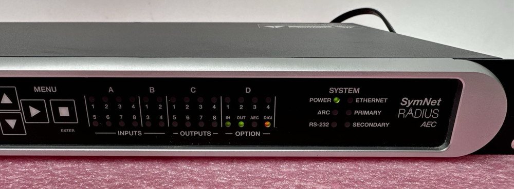 Symetrix SymNet RADIUS AEC Digital Signal Processor DSP w/ VoIP Interface Option