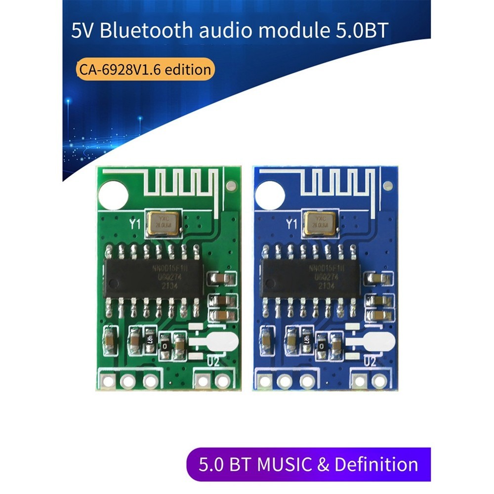 10pcs Bluetooth CA-6928 Bluetooth Audio Module 5V 5.0BT Bluetooth-7050