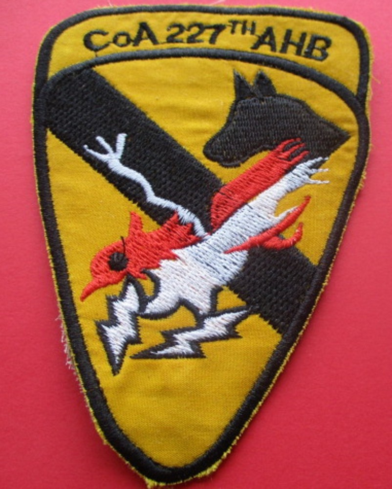 1st CAVALARY DIVISION BASEB CAPM EVANS ORIGINAL VIETNAM WAR PATCH