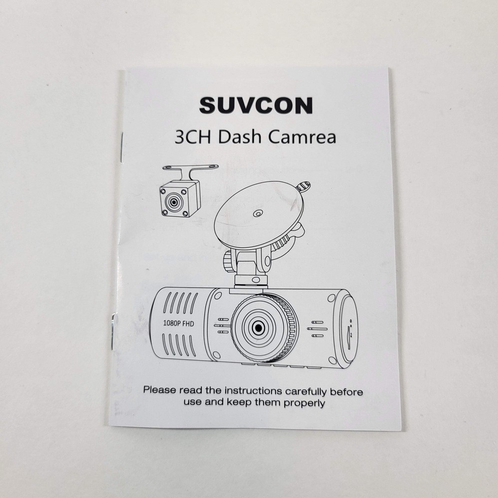 SUVCON Three Channel Dash Cam