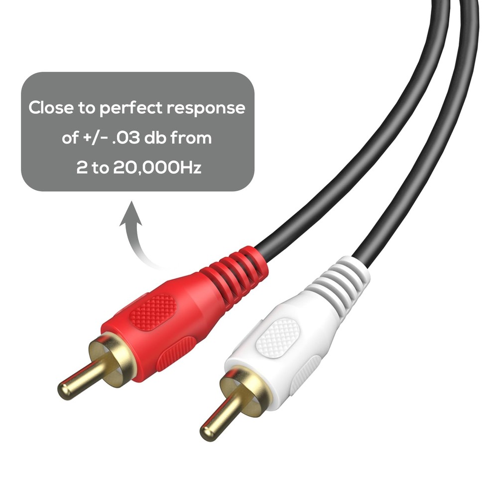Gold Coating RCA Noise Filter Hum Eliminator Ground Loop Noise Isolator