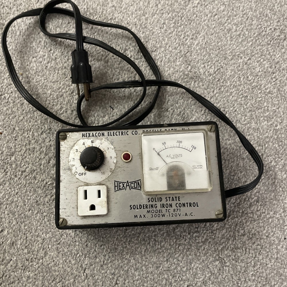 stained glass supplies Hexacon Solid State Soldering Iron Control