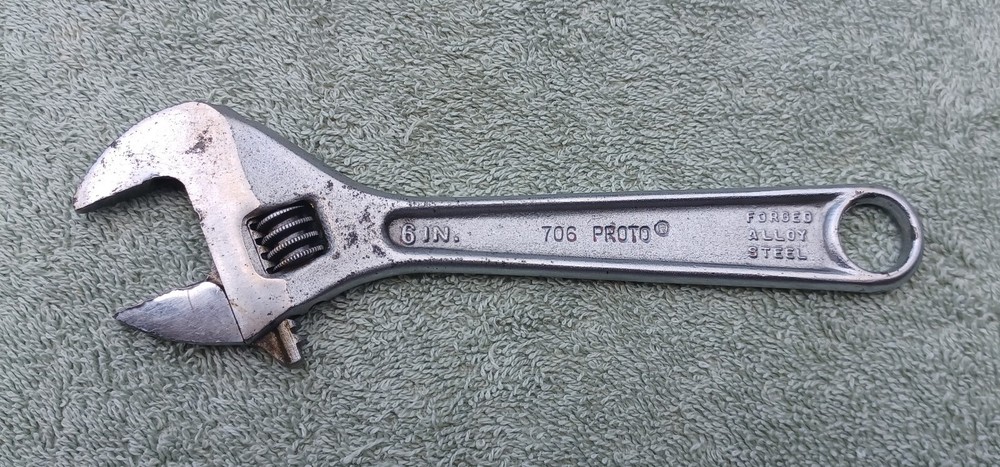 Proto 706 6in Adjustable Wrench