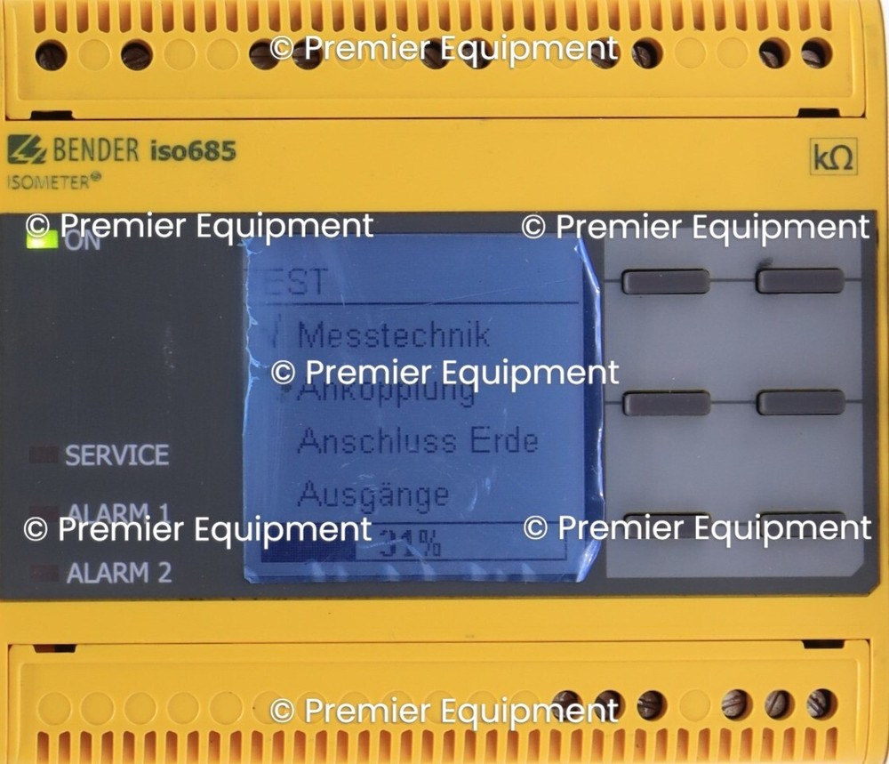 * BENDER ISO685 ISO685W-D FAULT DETECTOR