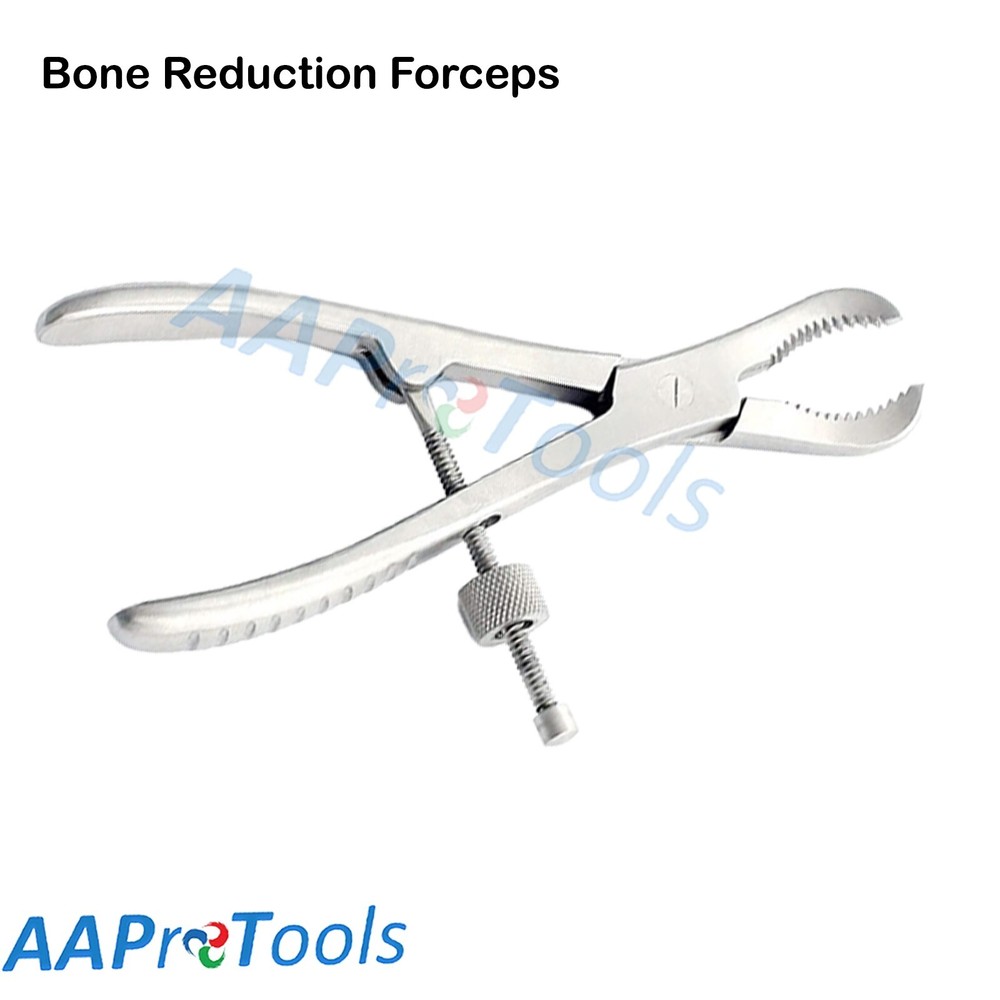 AAPRO BONE REDUCTION FORCEPS 7" WITH FIXATION SCREW Orthopedic Surgical
